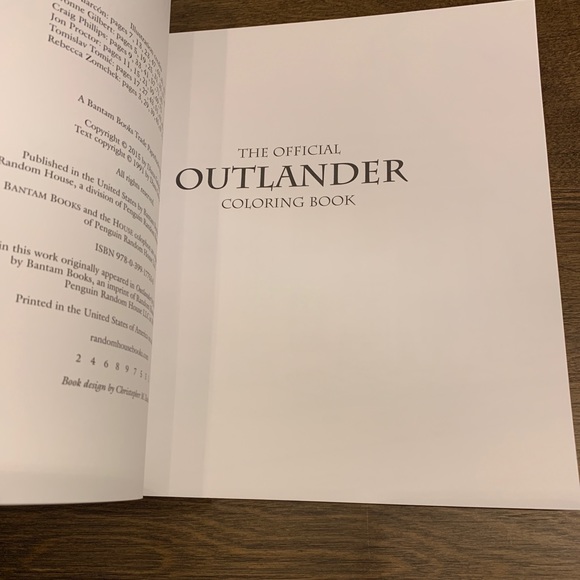 Official Outlander Coloring Book - Picture 7 of 8
